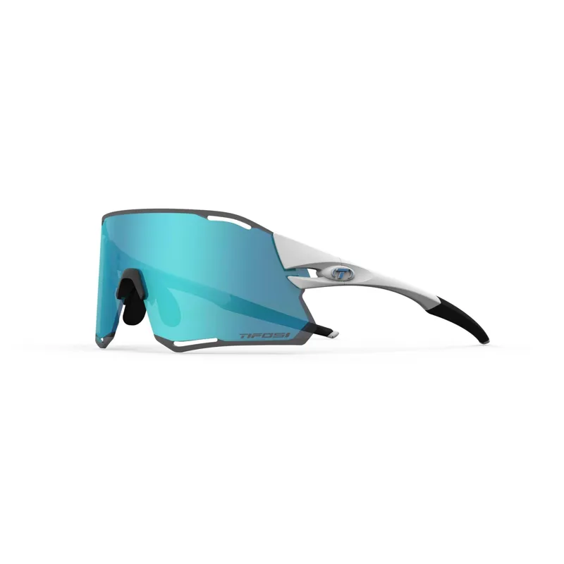 Tifosi Rail Race Interchangeable Clarion Lens Sunglasses in White-3